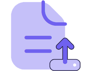 Upload invoices by taking a photo or uploading files